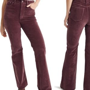 Madewell The Perfect Corduroy Flare Pants, size 26